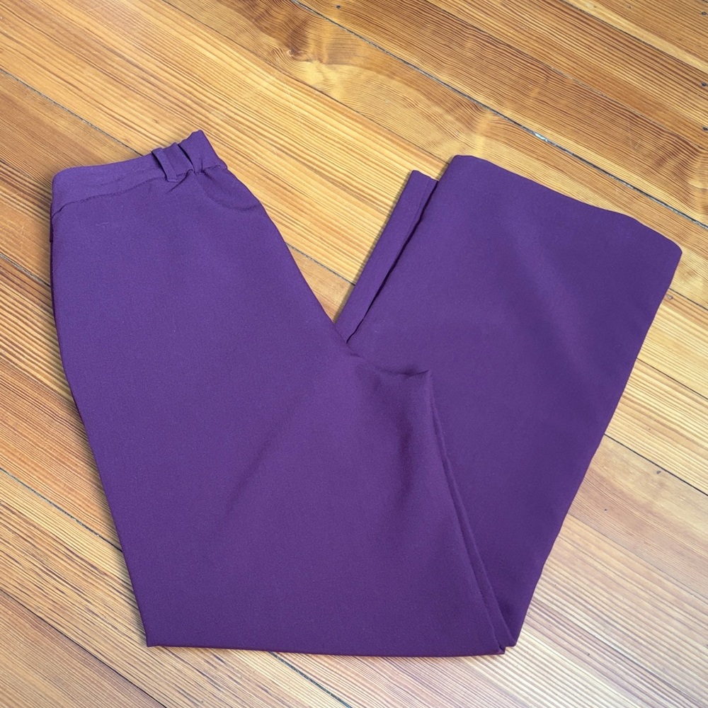 Old Navy Maroon Wide Leg Trousers